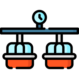 رسم كرتوني لنظام تدفئة حضانات الدواجن الذي يعتمد على سخانات معلقة للحفاظ على درجة الحرارة المناسبة للصيصان