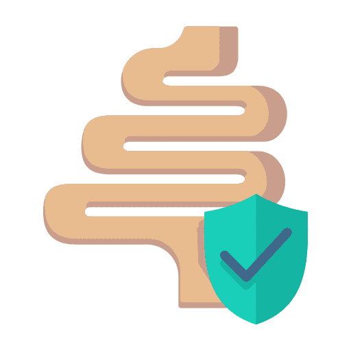 مشاكل معوية أقل